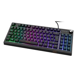 DK230 Gaming Tastatur TKL Membran Svart