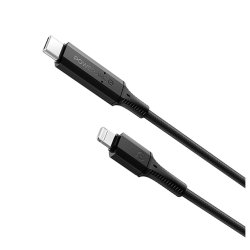 PowerArc Kabel ArcWire™ USB-C till Lightning 1 meter Svart