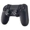 PS4 Kontrollbeskytter Silikon 3stk Svart Rød Blå