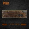 DK210 Gaming Keyboard Membranes Orange LED Svart