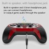 Håndkontroll til PS4 med lydutgangssvart
