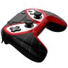 Håndkontroll til PS4 med lydutgangssvart rød