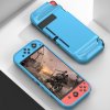 Nintendo Switch Beskyttelsesetui Børstet Kulfibertekstur Rød
