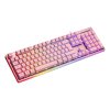 PK75 Gaming Keyboard Membrane RGB Pink