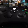 Tommelstokkens ekstra grep for Xbox Series X kontrollerer svartgrønn