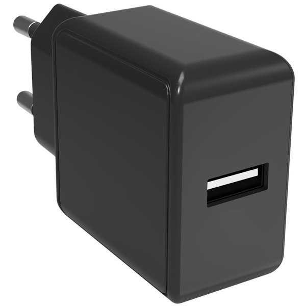 Safety Charger Lader 2.1A USB-A Svart
