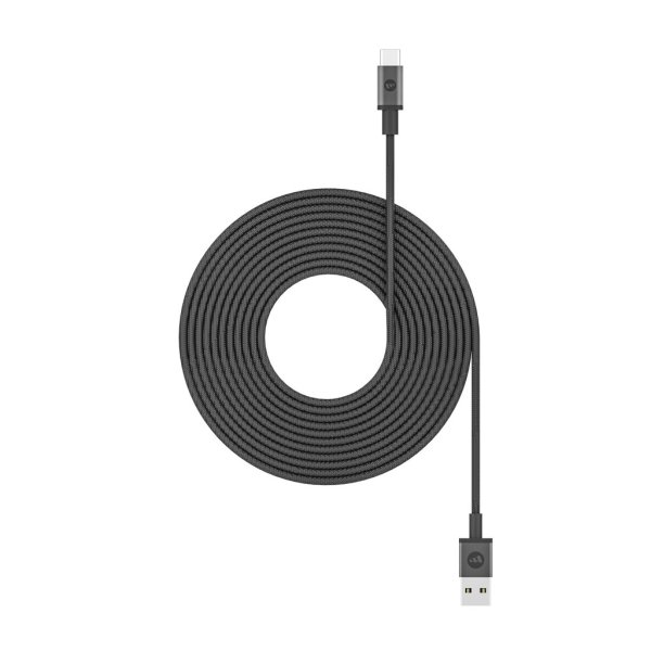 Kabel USB-A/USB-C 3m Svart