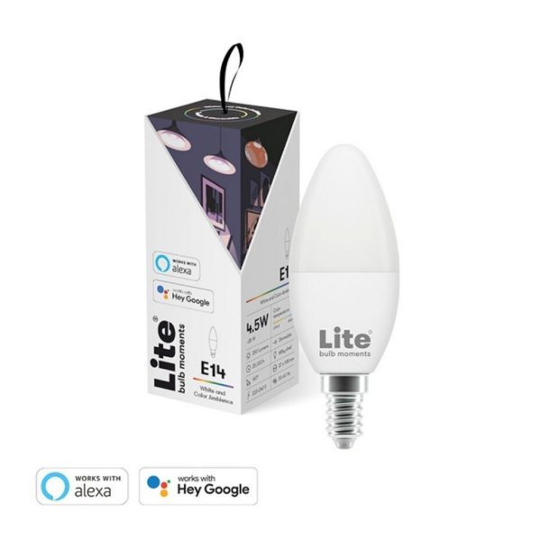 White & Color Ambience (RGB) E14 Lampe