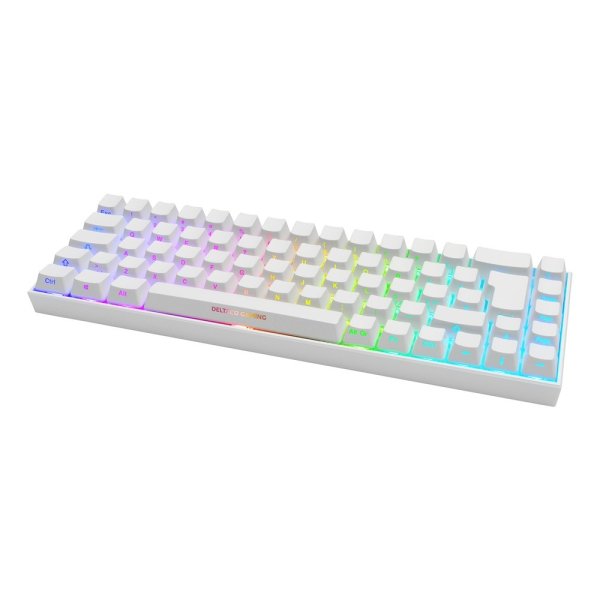 WK95B Gaming Tastatur Trådløs 65% Hvit